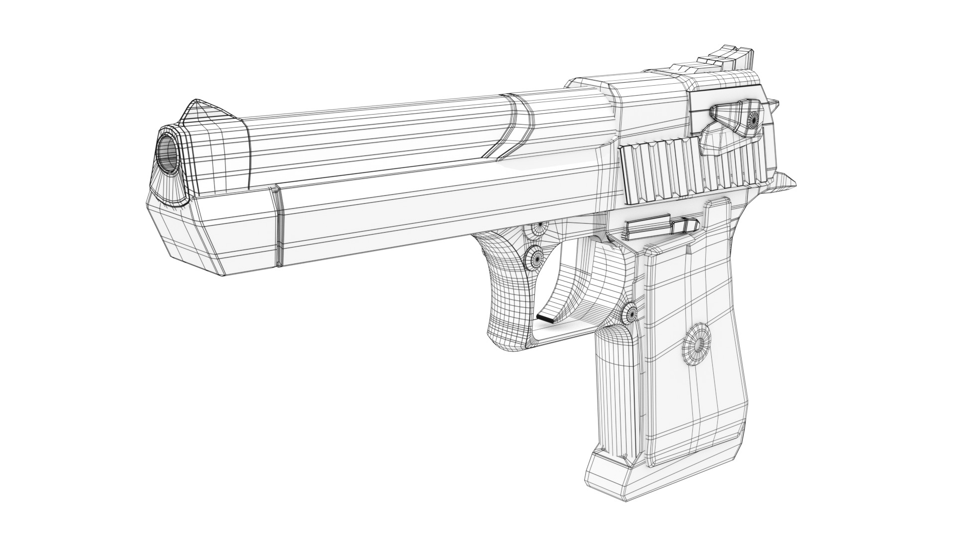 Desert Eagle Outline