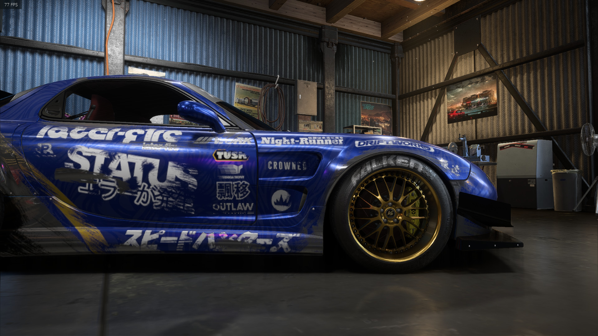 Artstation Drift Missile Rx 7 Blue Tiger Design Need For
