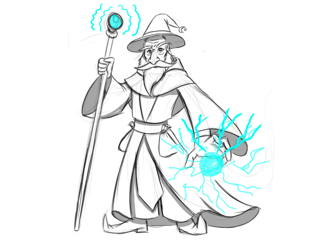 ArtStation - Character Design Practice - Wizard
