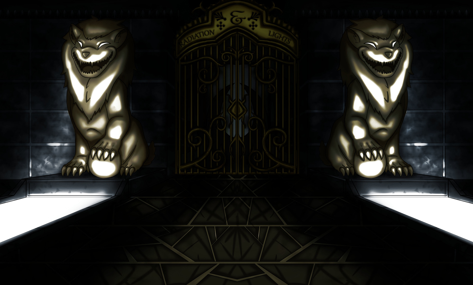 ArtStation - Guarded Gate - Background and Layout