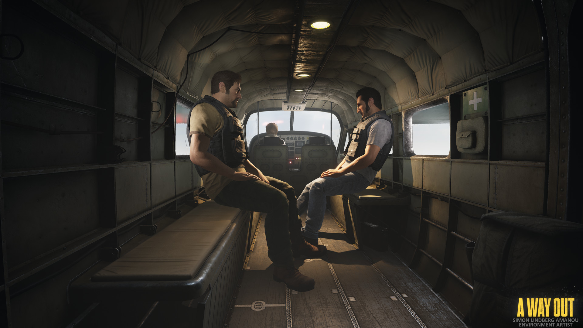 Artstation A Way Out Aircraft Simon Lindberg Amanou