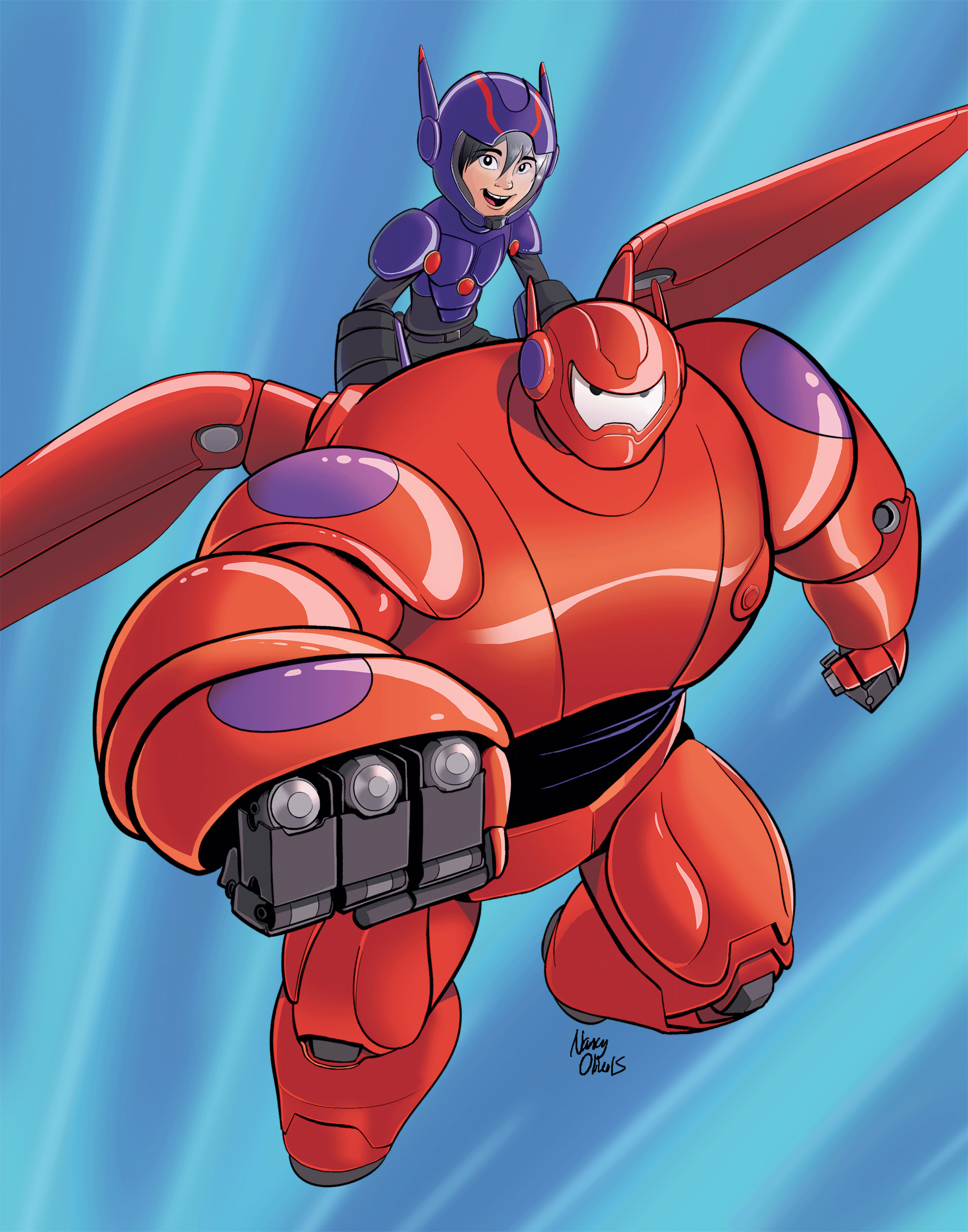 Nancy Olivo Big Hero 6 Poster