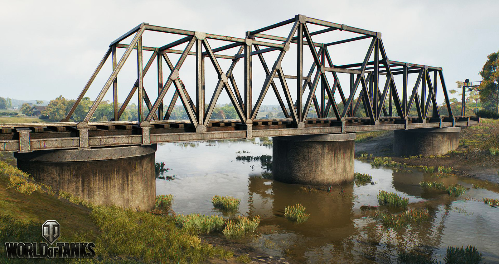 I designed and modeled the highpoly/lowpoly models for the two bridges in the map. Textured by Dean McCall.