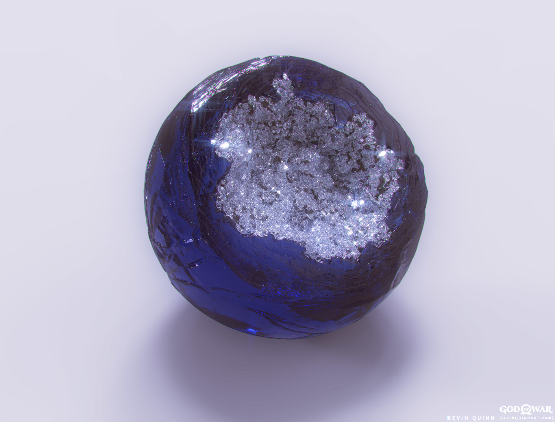 Kevin Quinn Portfolio God of War (2018) Realm Crystal Renders