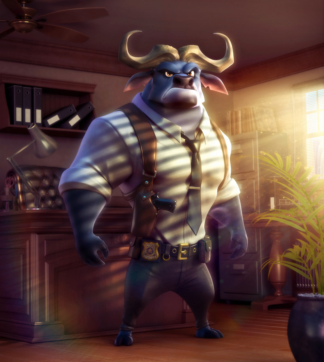ArtStation Detective Bogo Zootopia Fanart
