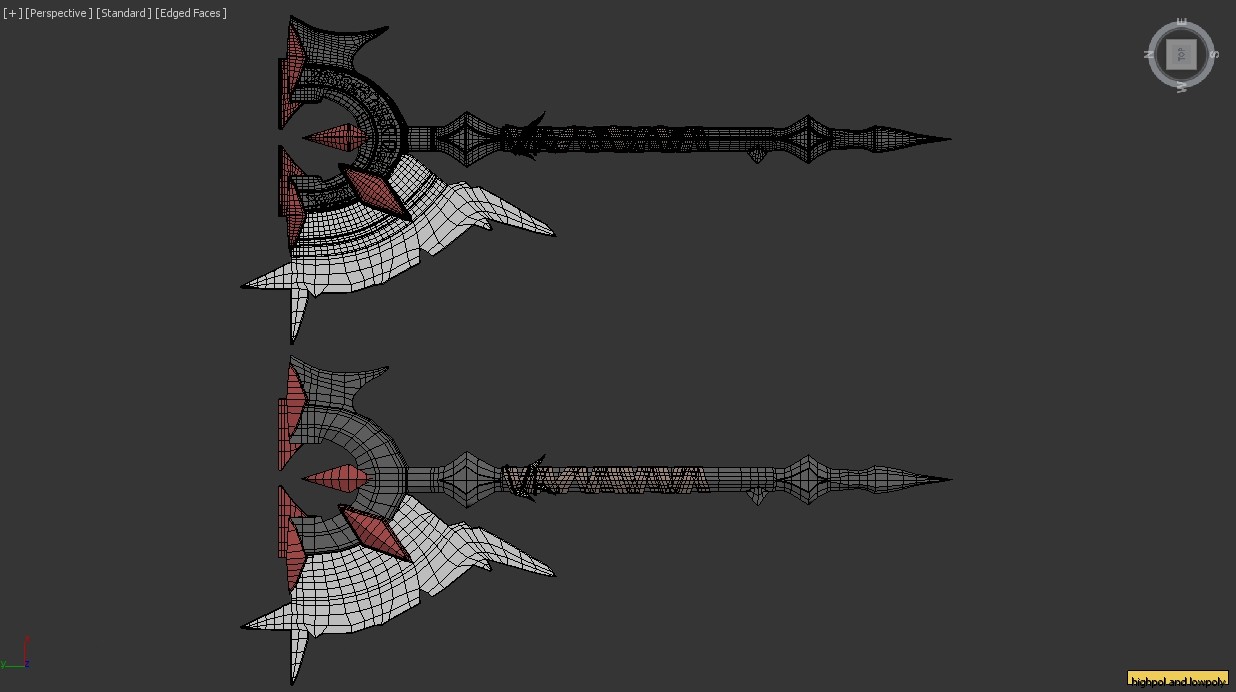 Highpoly and Lowpoly
