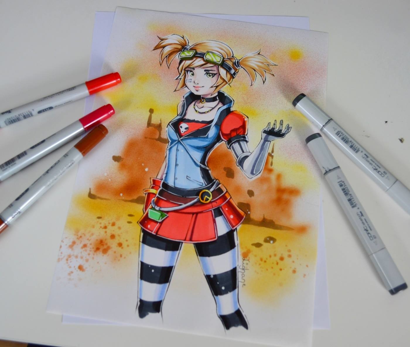 Artstation Gaige Borderlands 2 Copic Marker Lighane S Artblog