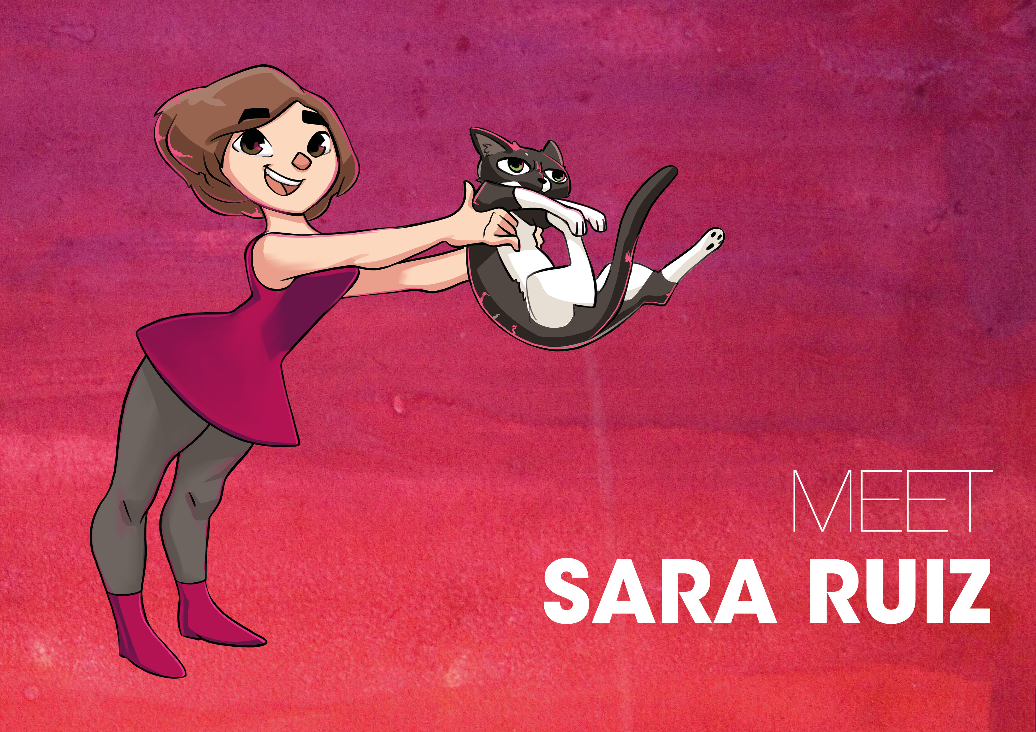 Her cat is called Esse!