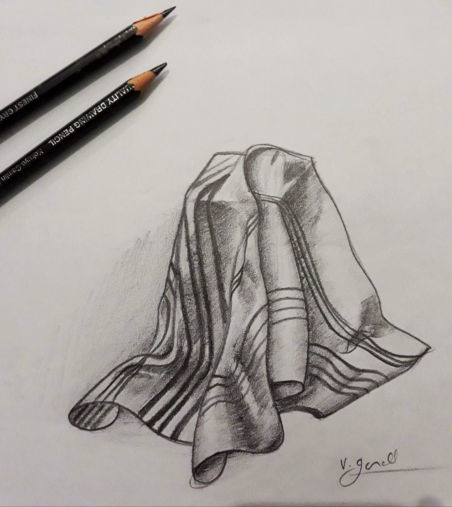 cloth drawing pencil