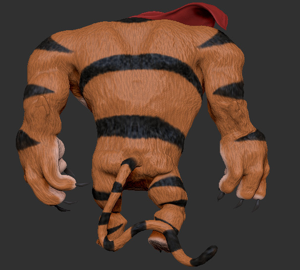 Artstation Tony The Tiger 3d Model Daniel Platt