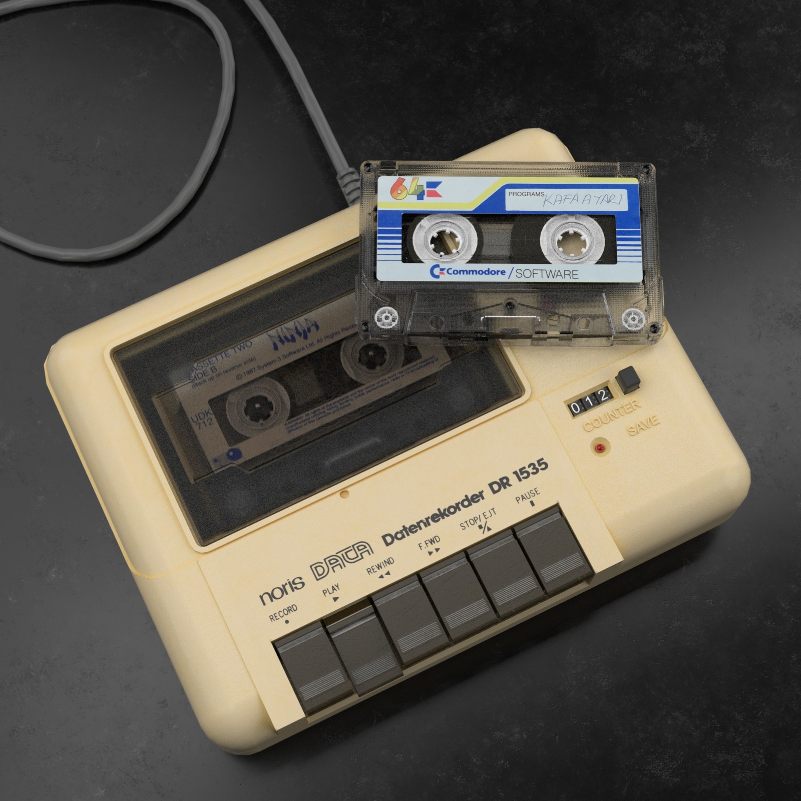 C64 Datasette and Cassette