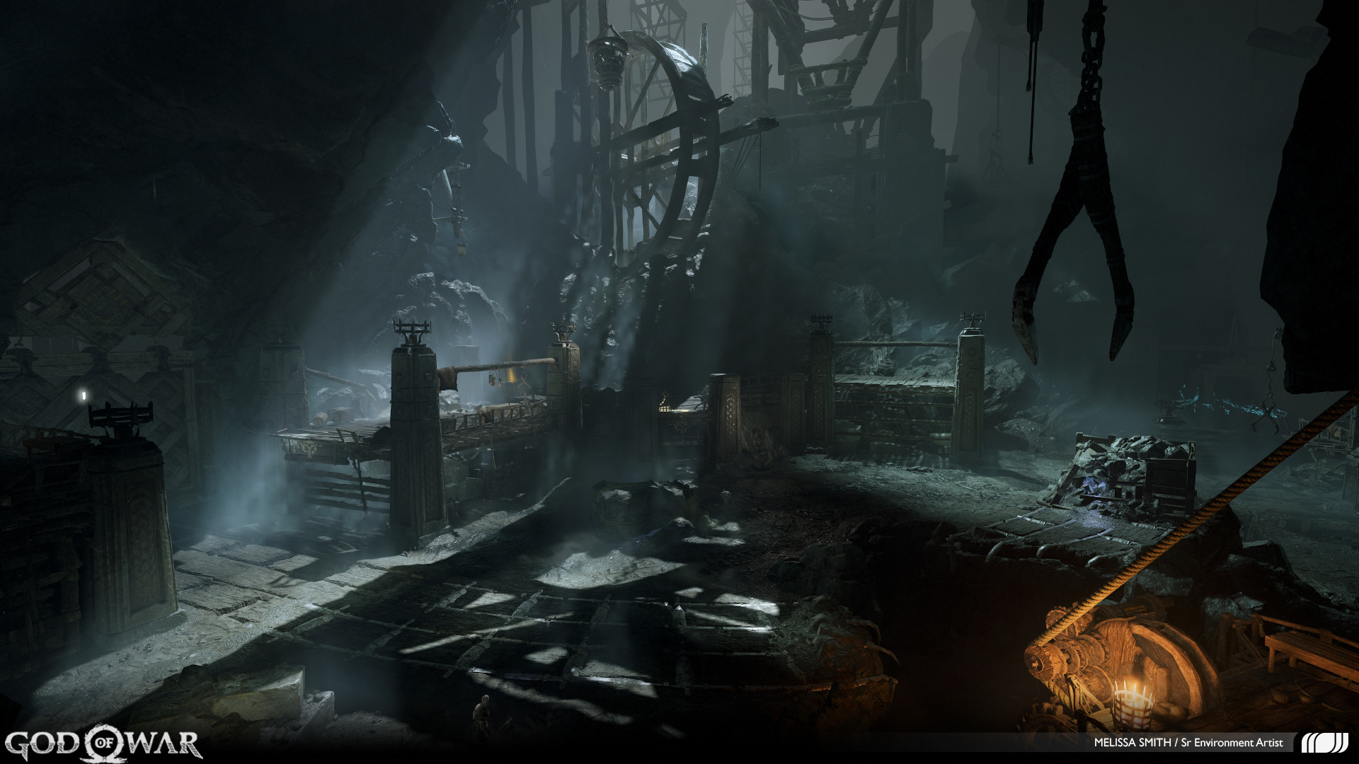 Artstation God Of War Peak S Pass Environment Art