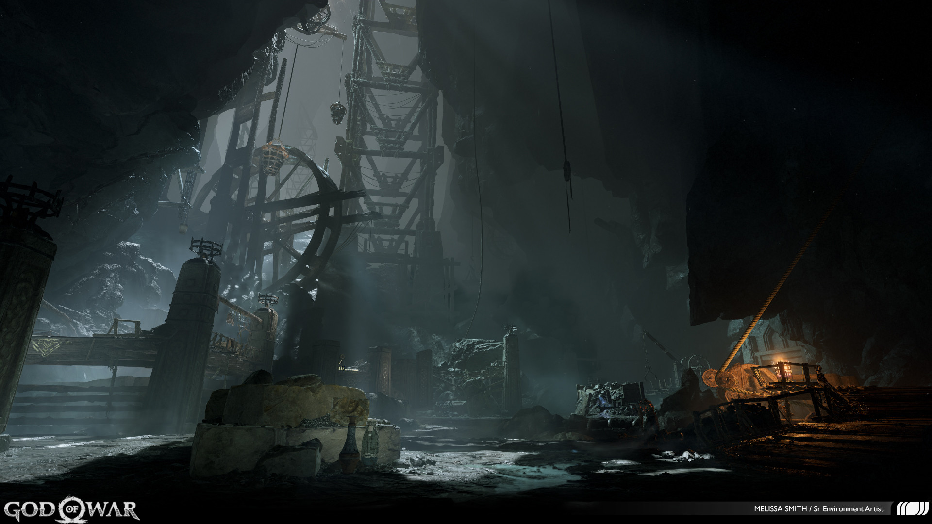 Artstation God Of War Peak S Pass Environment Art