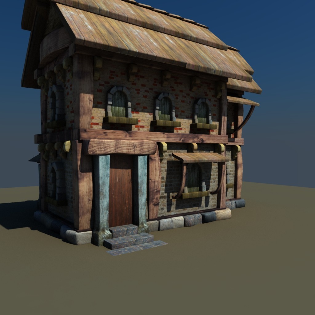 Artstation - Wooden House