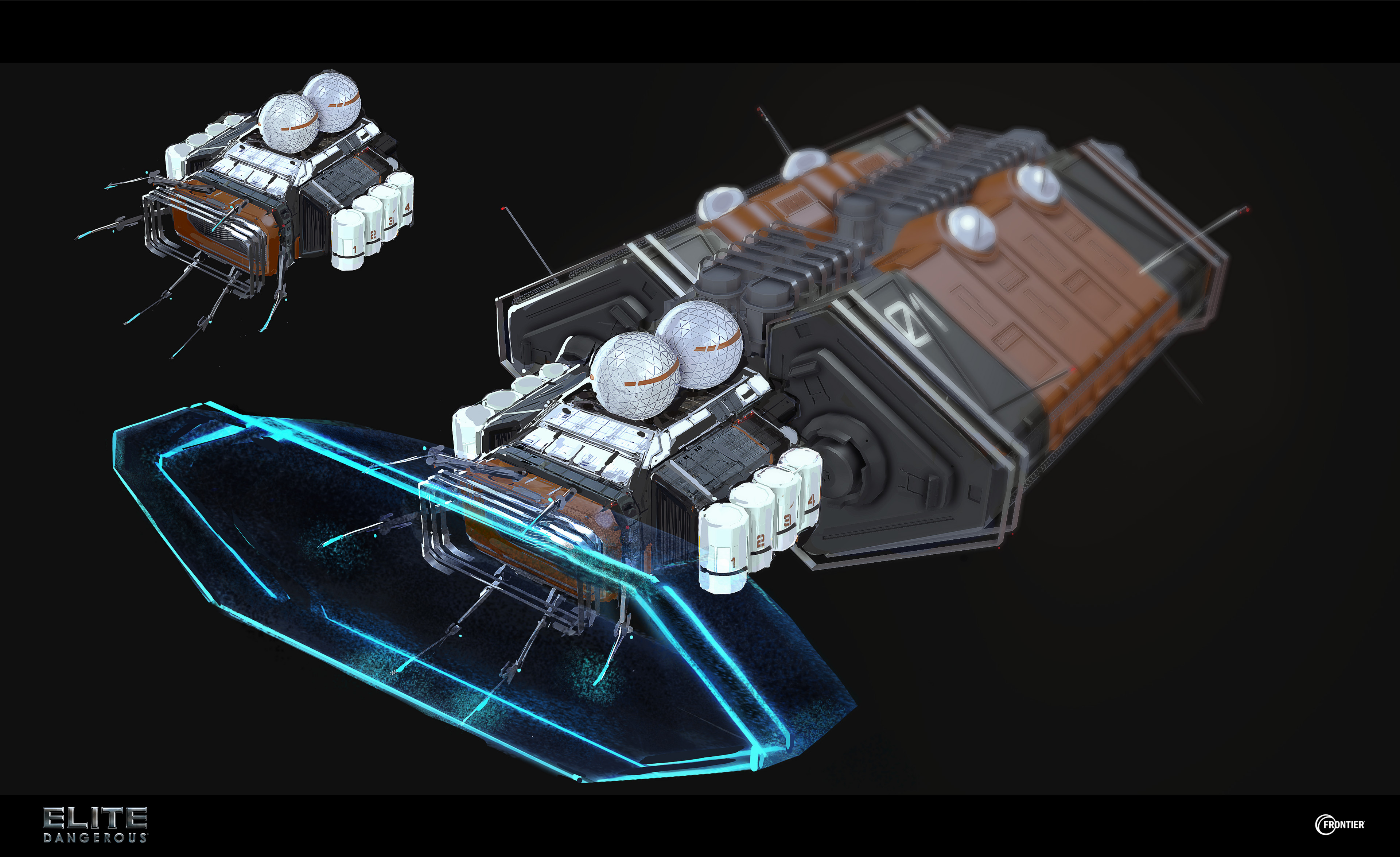 ArtStation - Elite: Dangerous Ships Concept