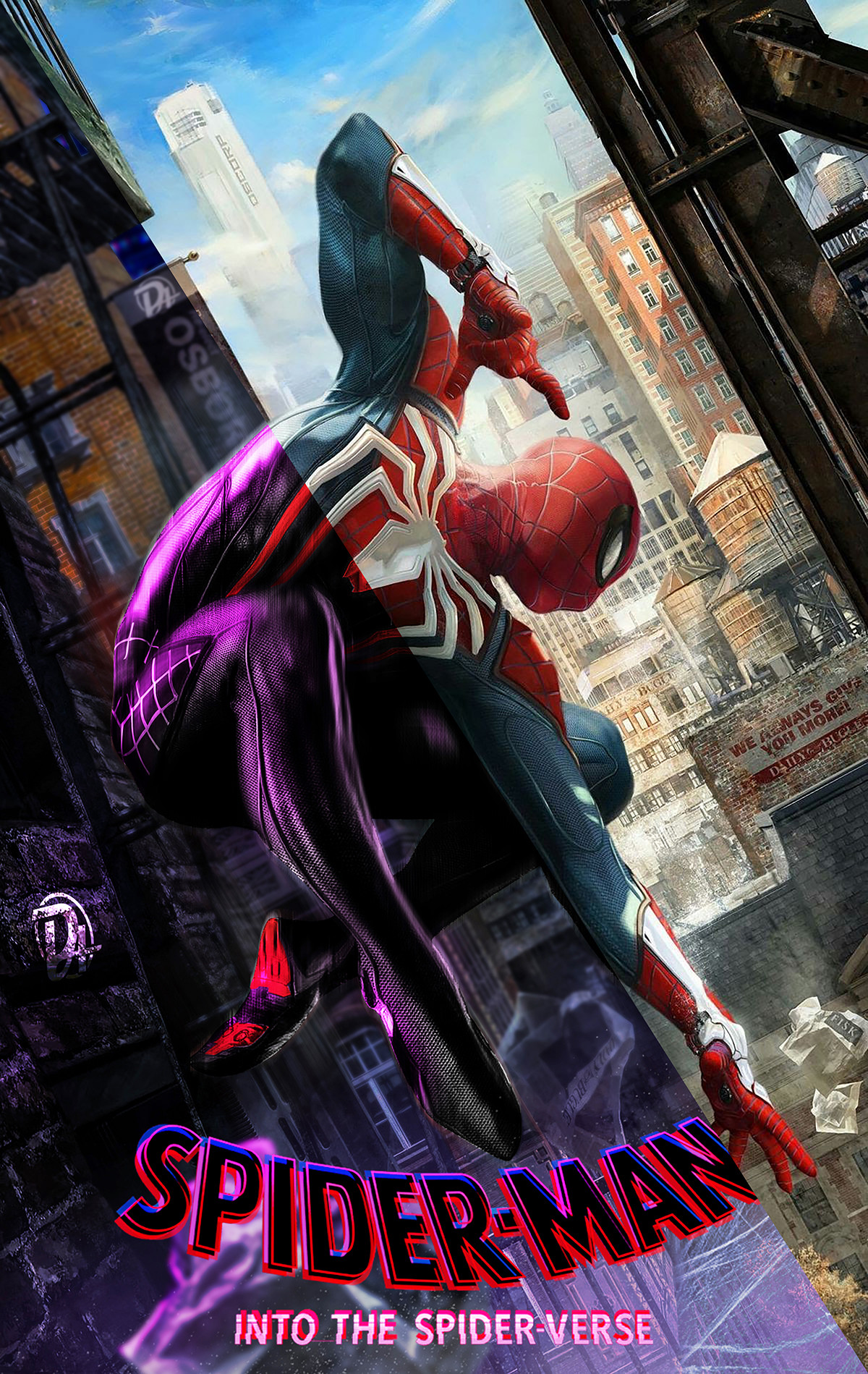 Artstation Spiderman Into The Spiderverse Daanesh Bhathena