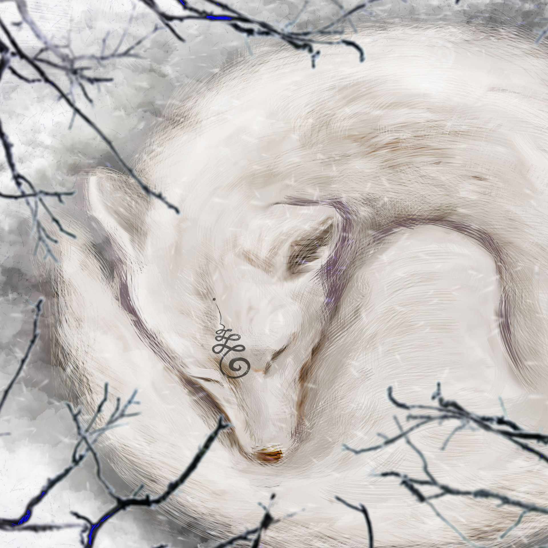 Artstation White Wolf Francesca Ble