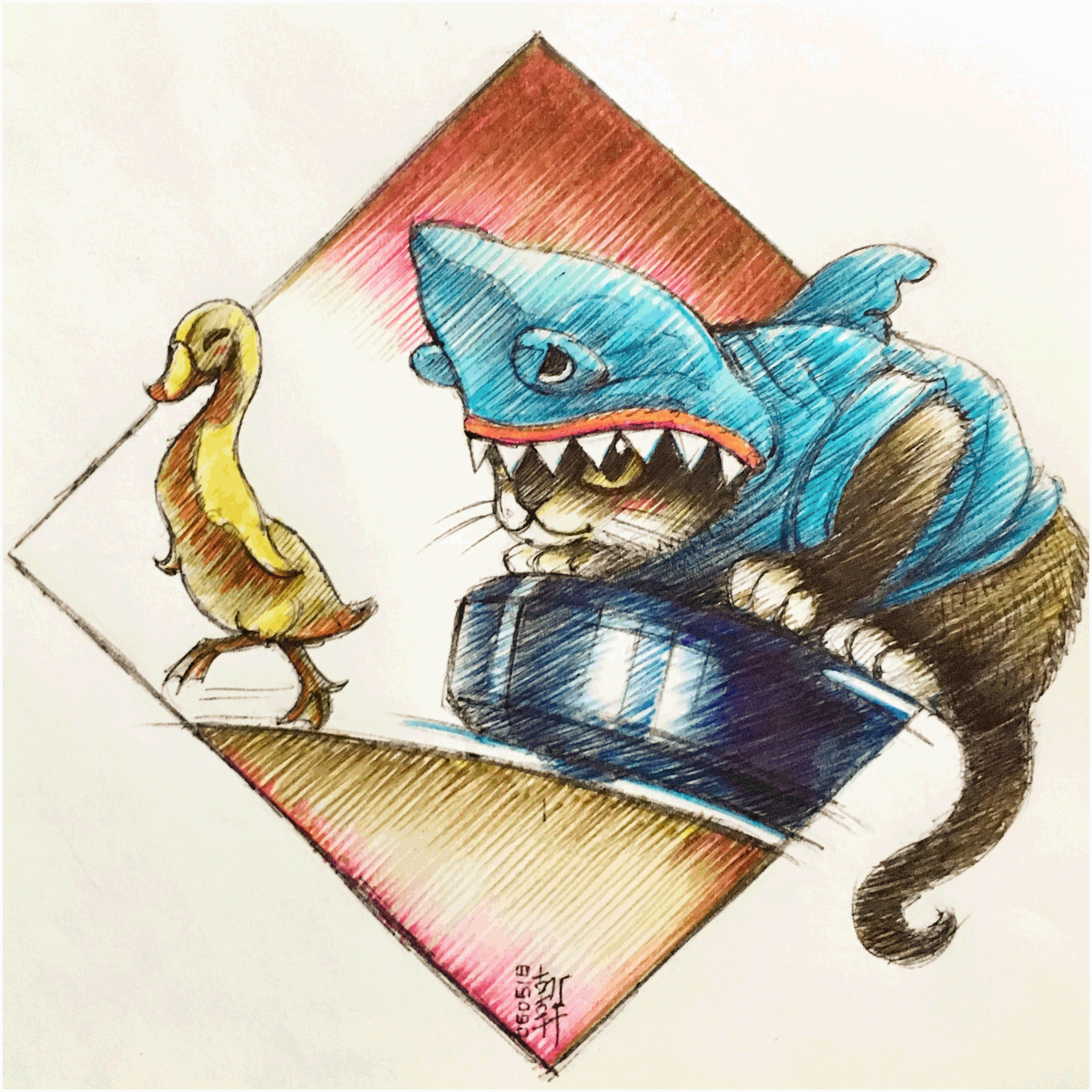 Day 06-05-18 - Max the Roomba Shark Cat