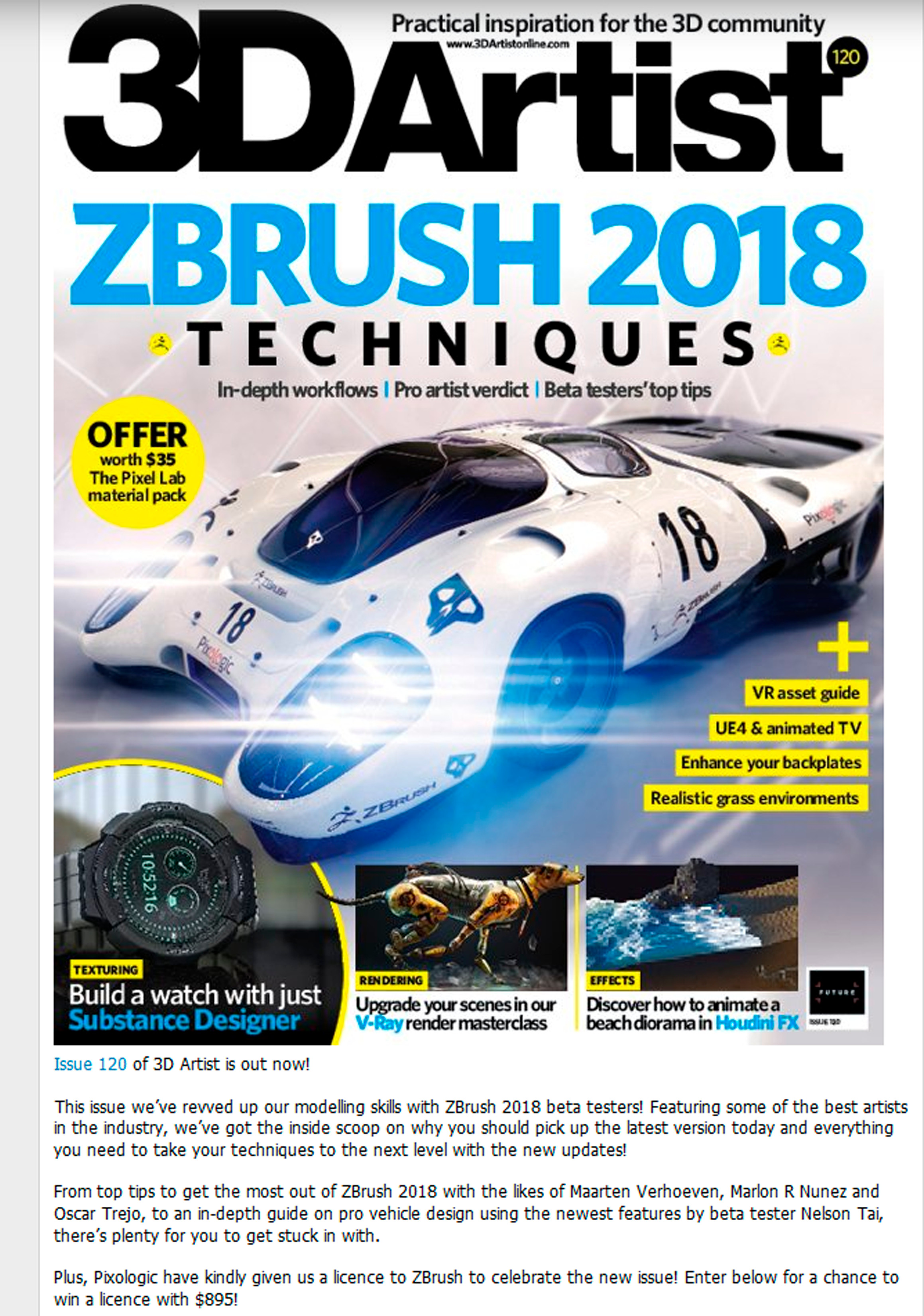 Breakdown in 3D Artist Issue 120