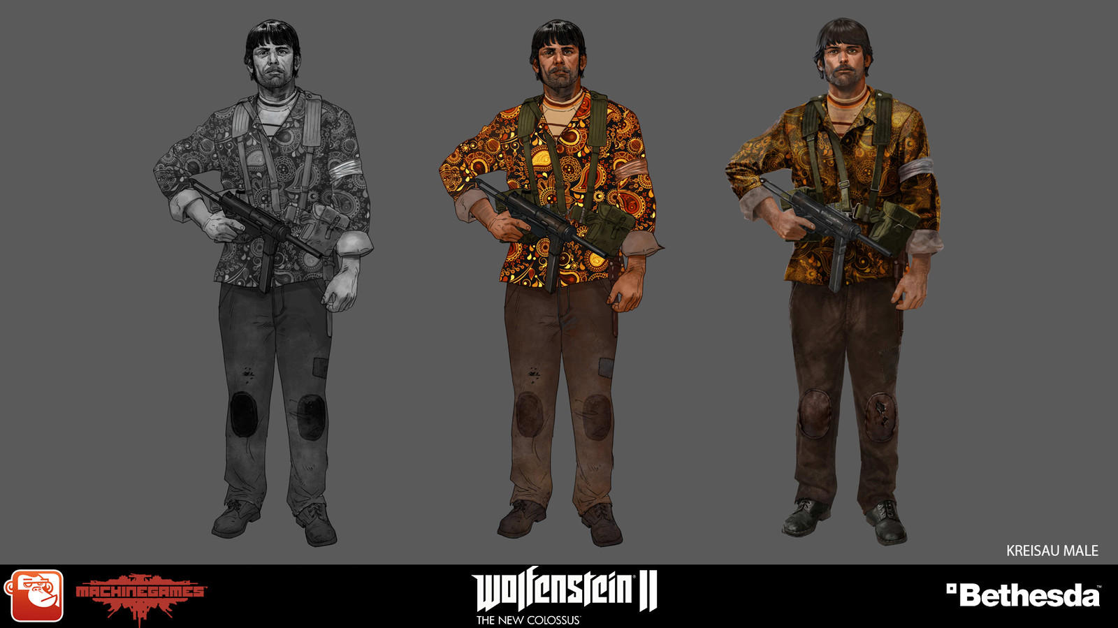 Эскизы и наброски wolfenstein the new order