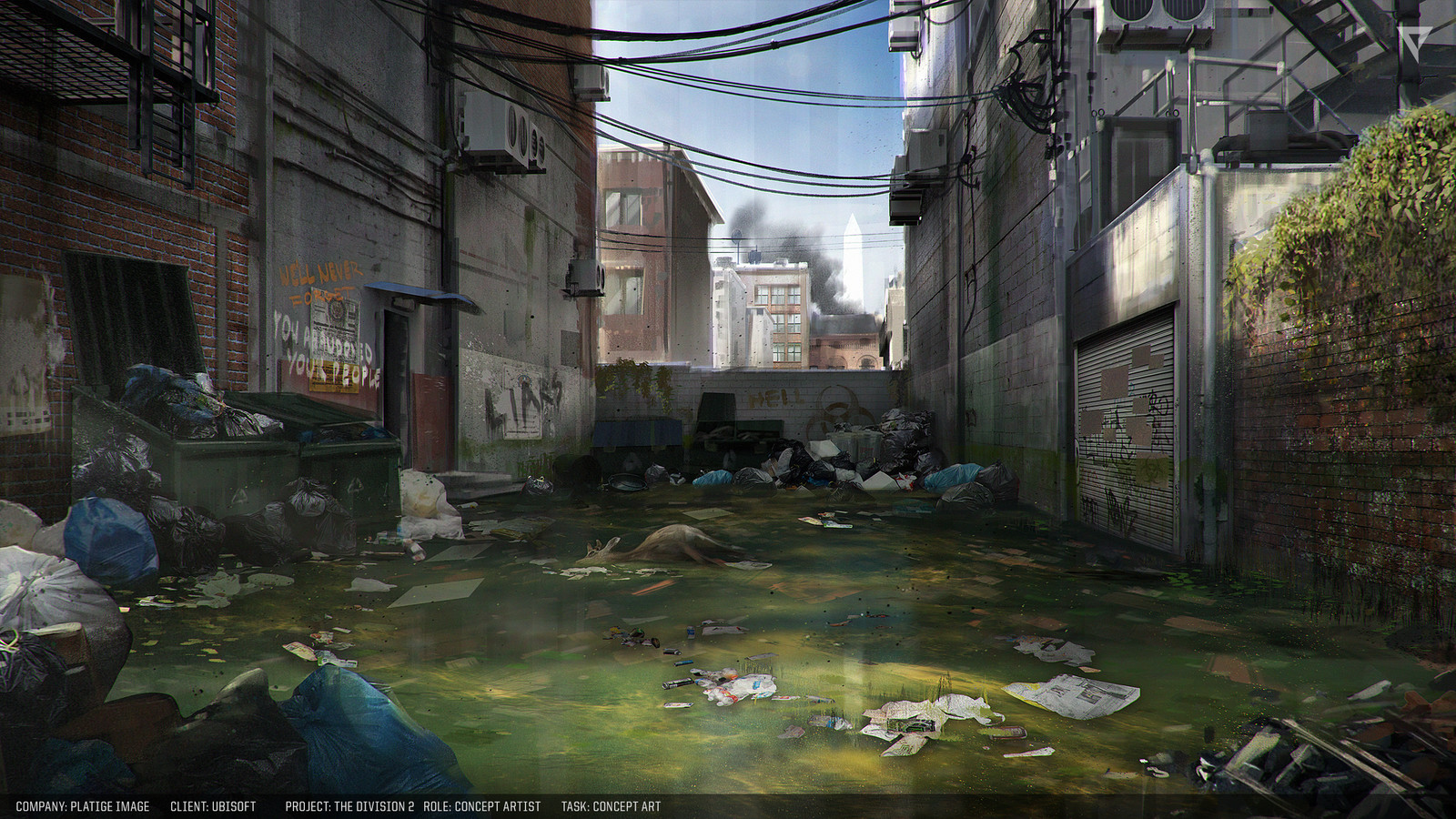 Back alley concept.
