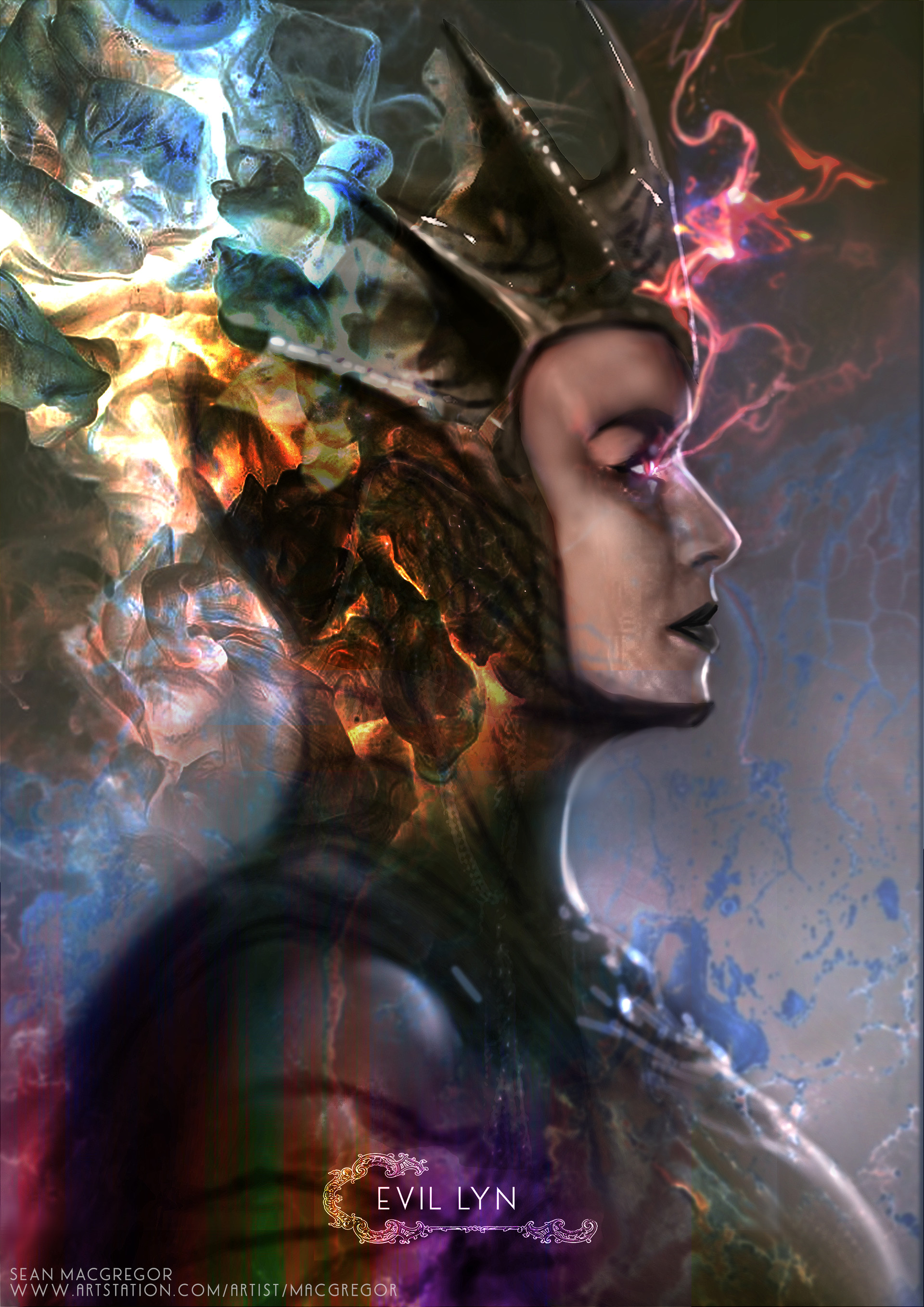 Artstation Evil Lyn Sean Macgregor