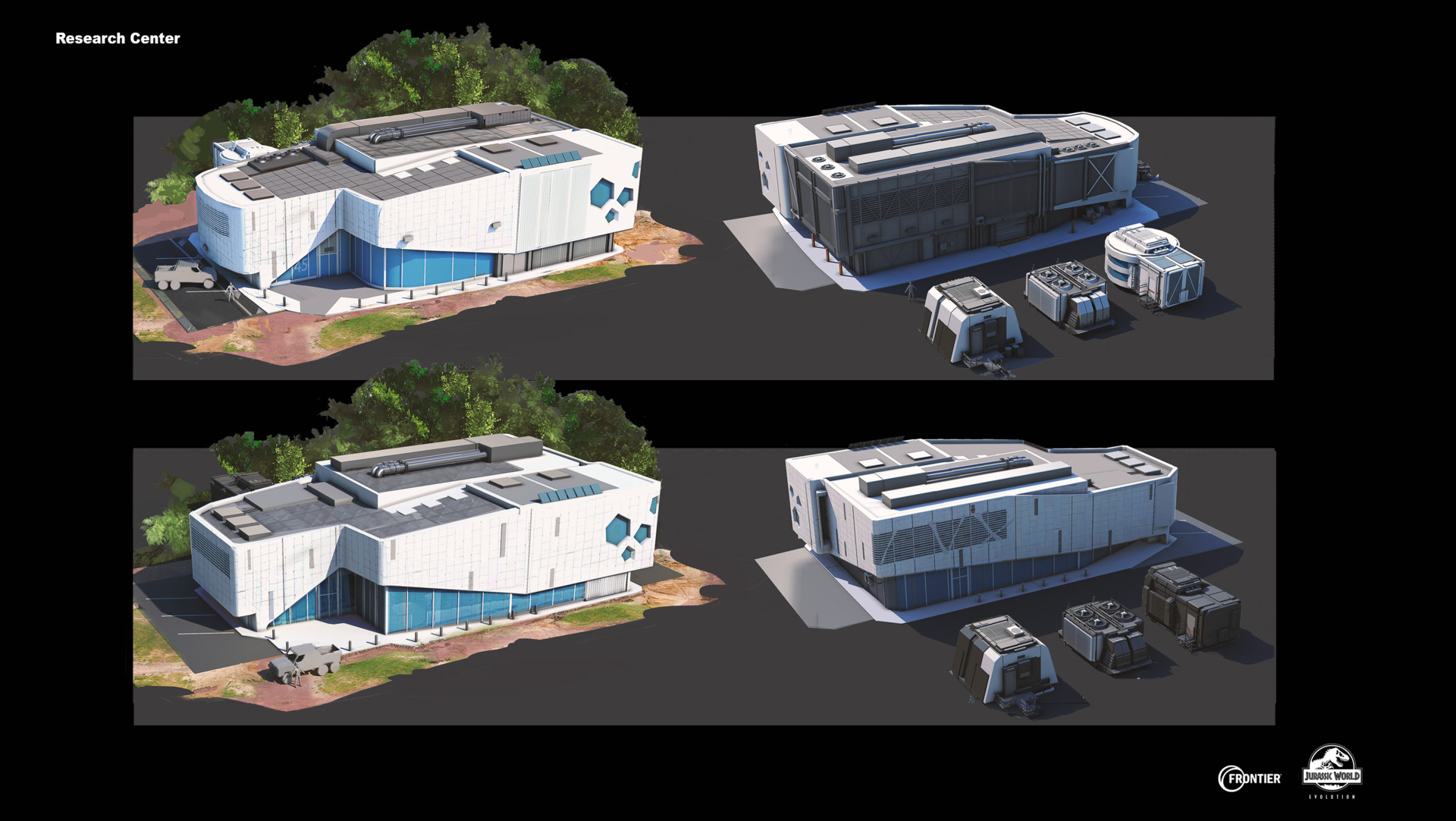Artstation Jurassic World Evolution Building Concepts Nick Tagney