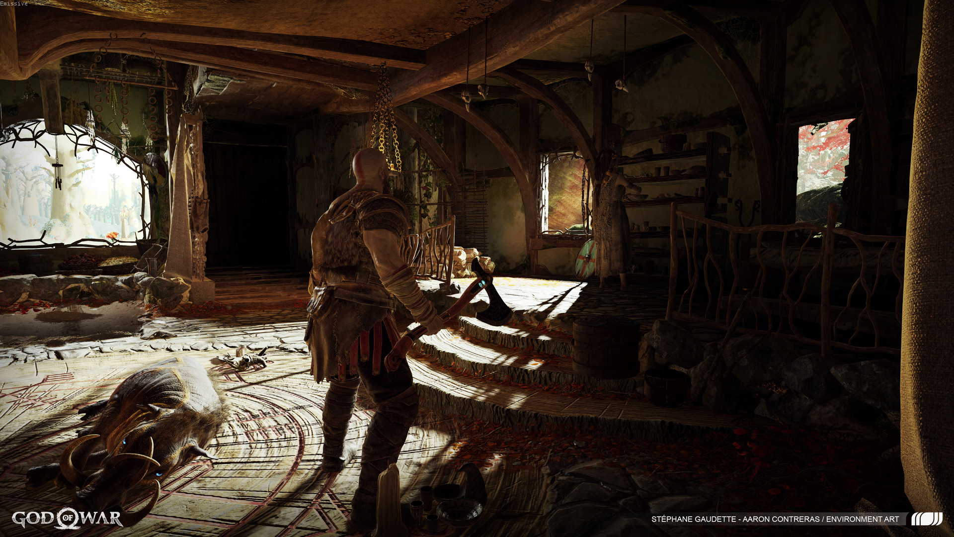 Stéphane Gaudette God of War Freya's House