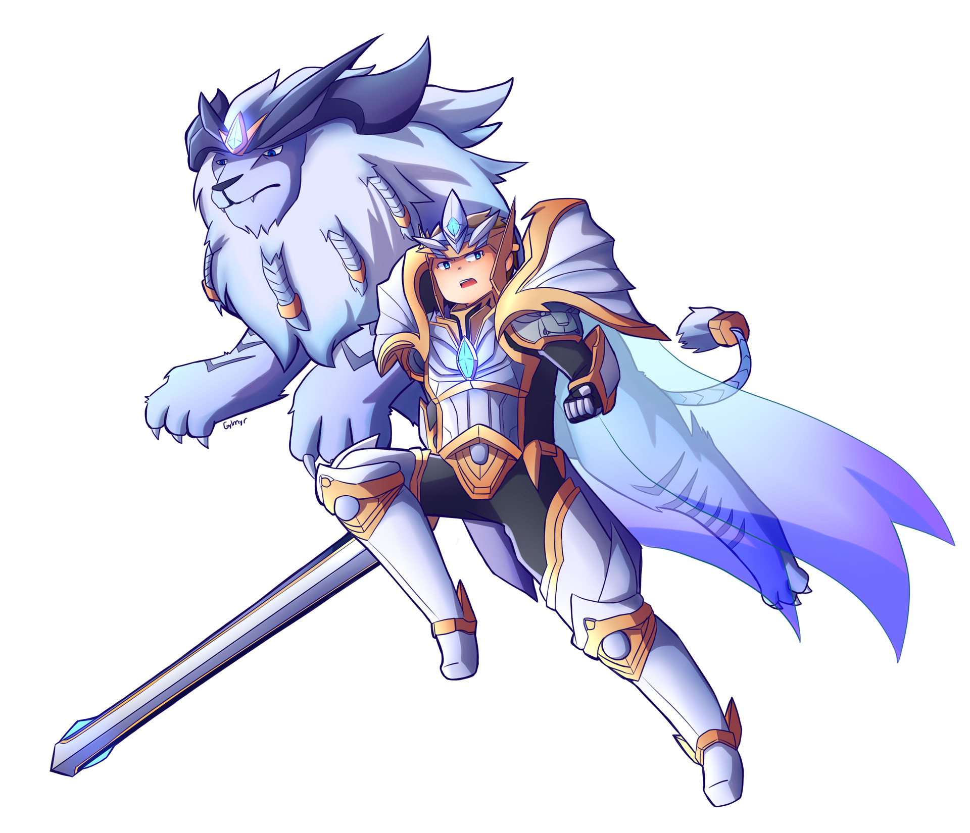 ArtStation God king Garen