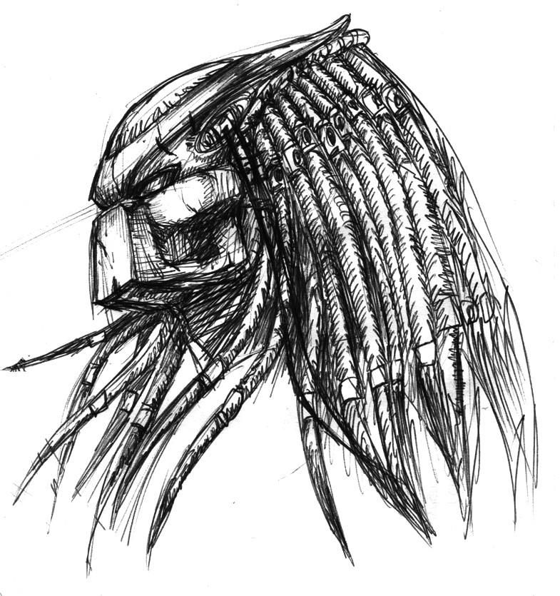 Artstation Predator Sketch 00 Buttzilla Buttzilla Predator illustration, predator alien sideshow collectibles, predator, heroes, foam, predators png. predator sketch 00 buttzilla buttzilla