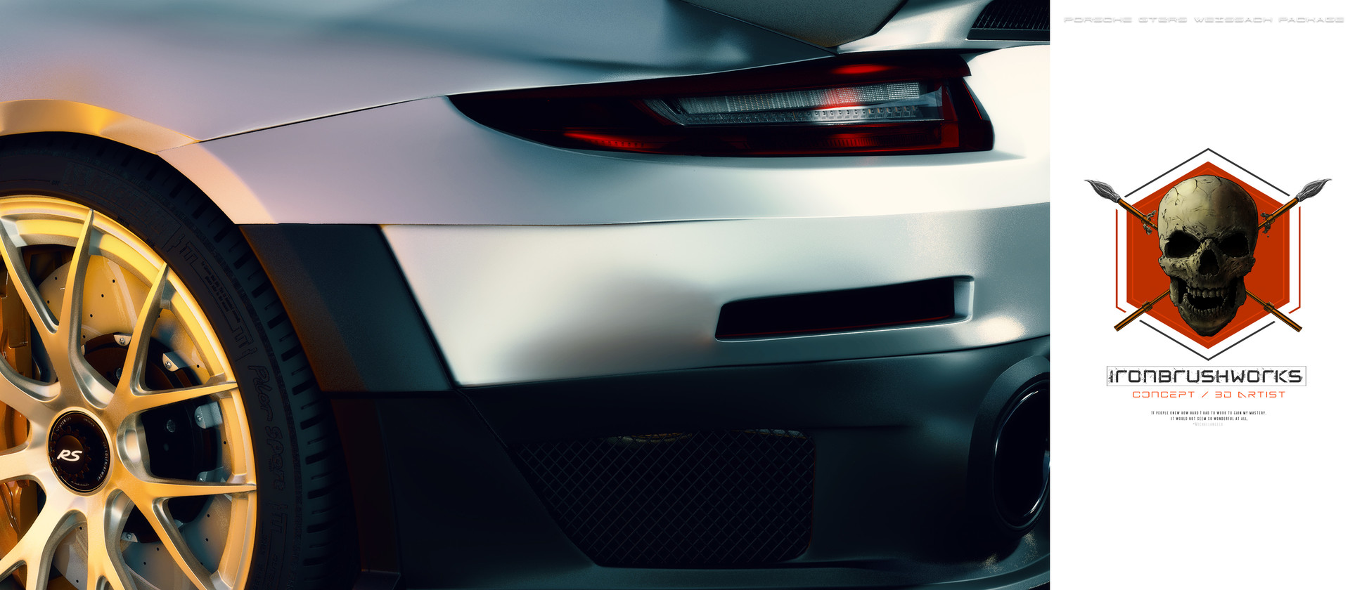 Ironbrushworks Porsche Gtrs2 Weissach Package