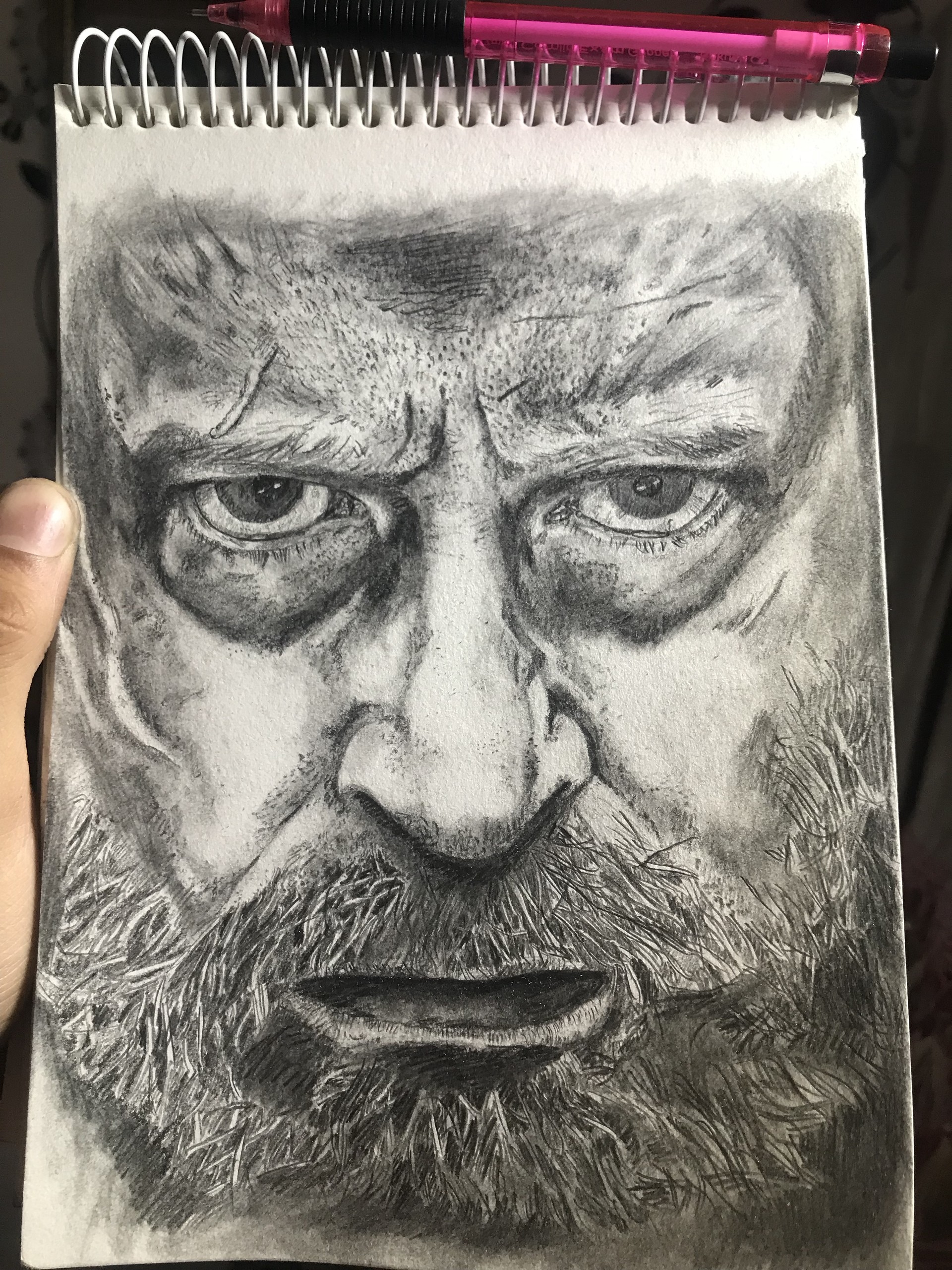 Himanshu Pandey Logan Pencil Sketch