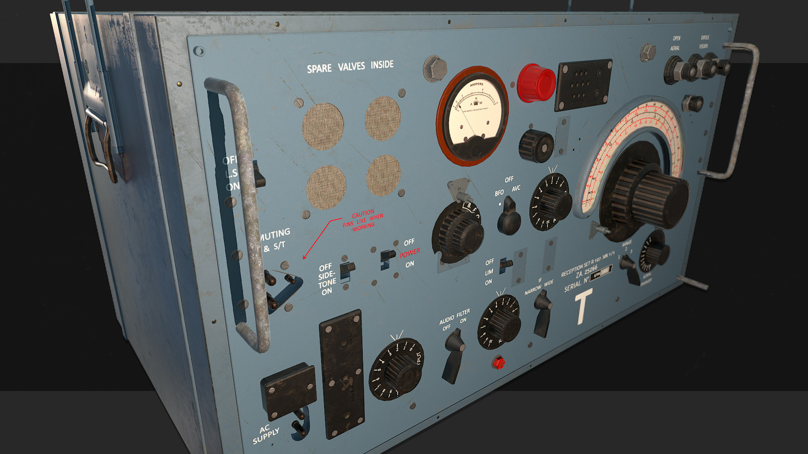 O C Radio Receiver R107, WWIIPeriod