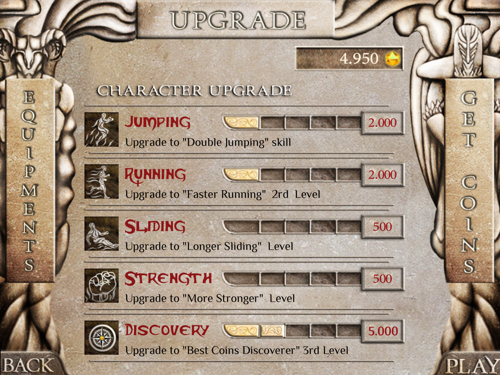 Artstation I M Jack Mobile Game Market Ui Design Ozguncan Gumrah
