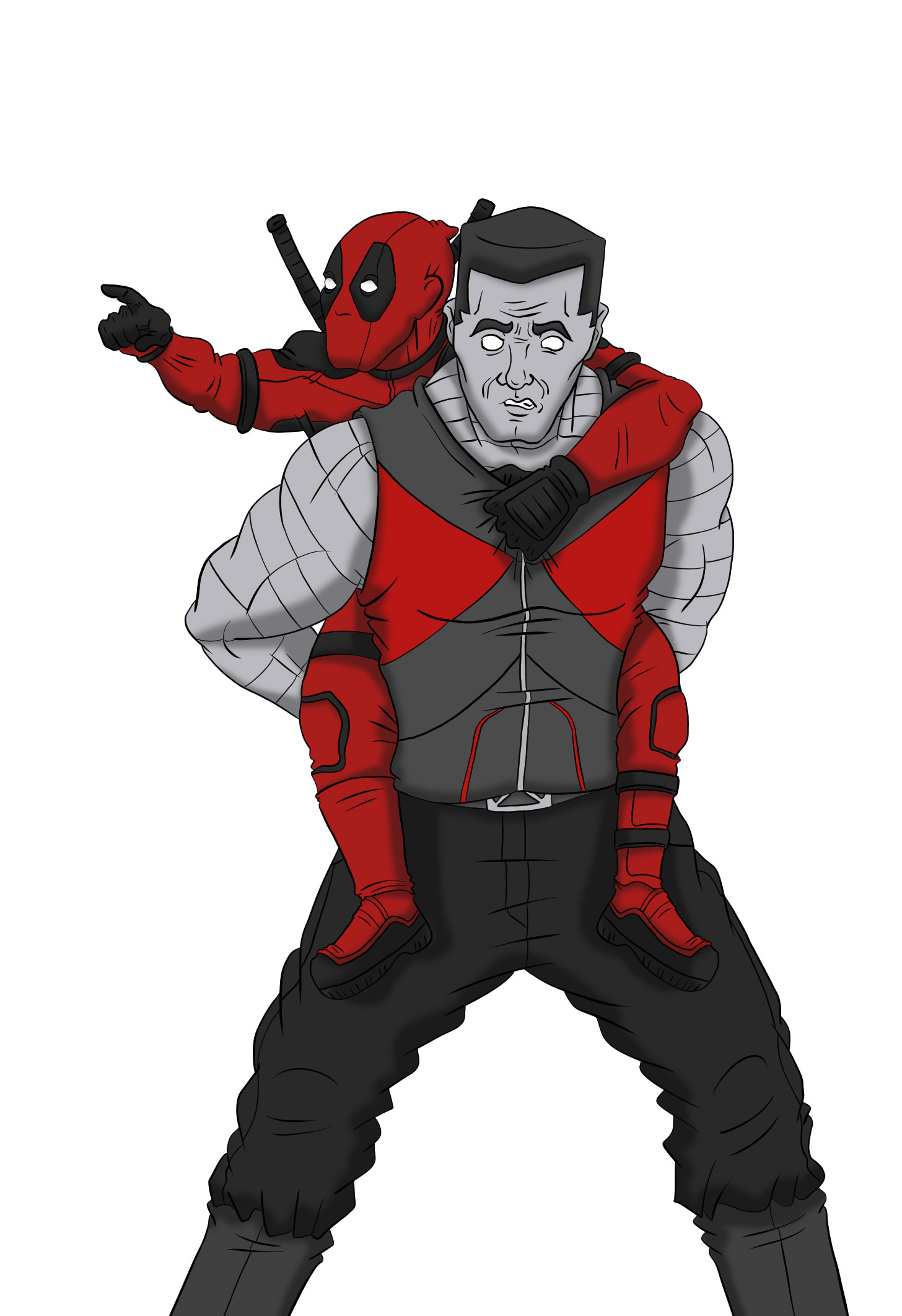 artstation deadpool 2 best friends