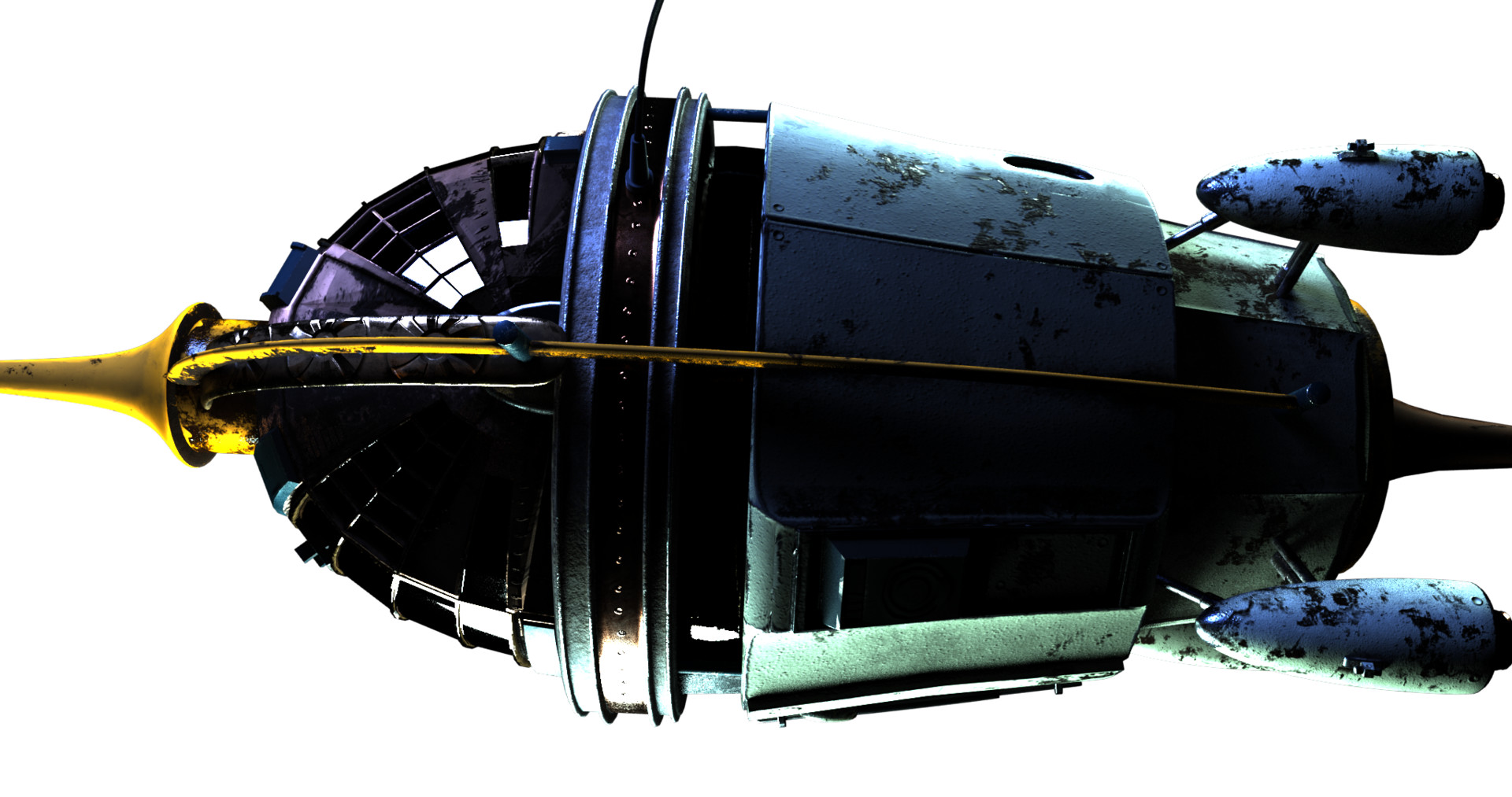 Artstation 3d Spaceship Matt Kuzich