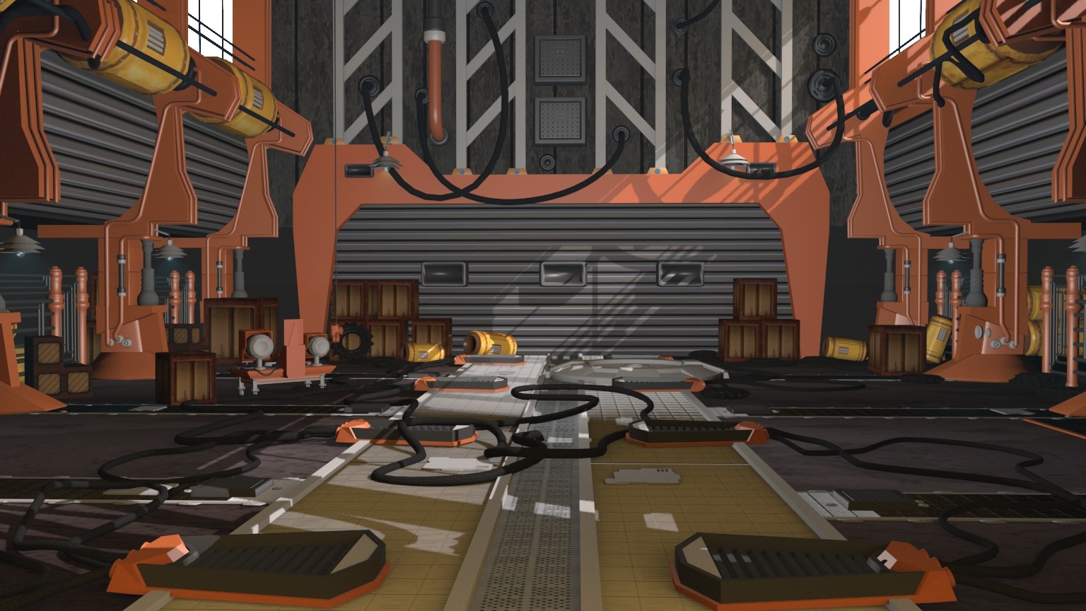 ArtStation Ratchet and clank Garage (work in progress)