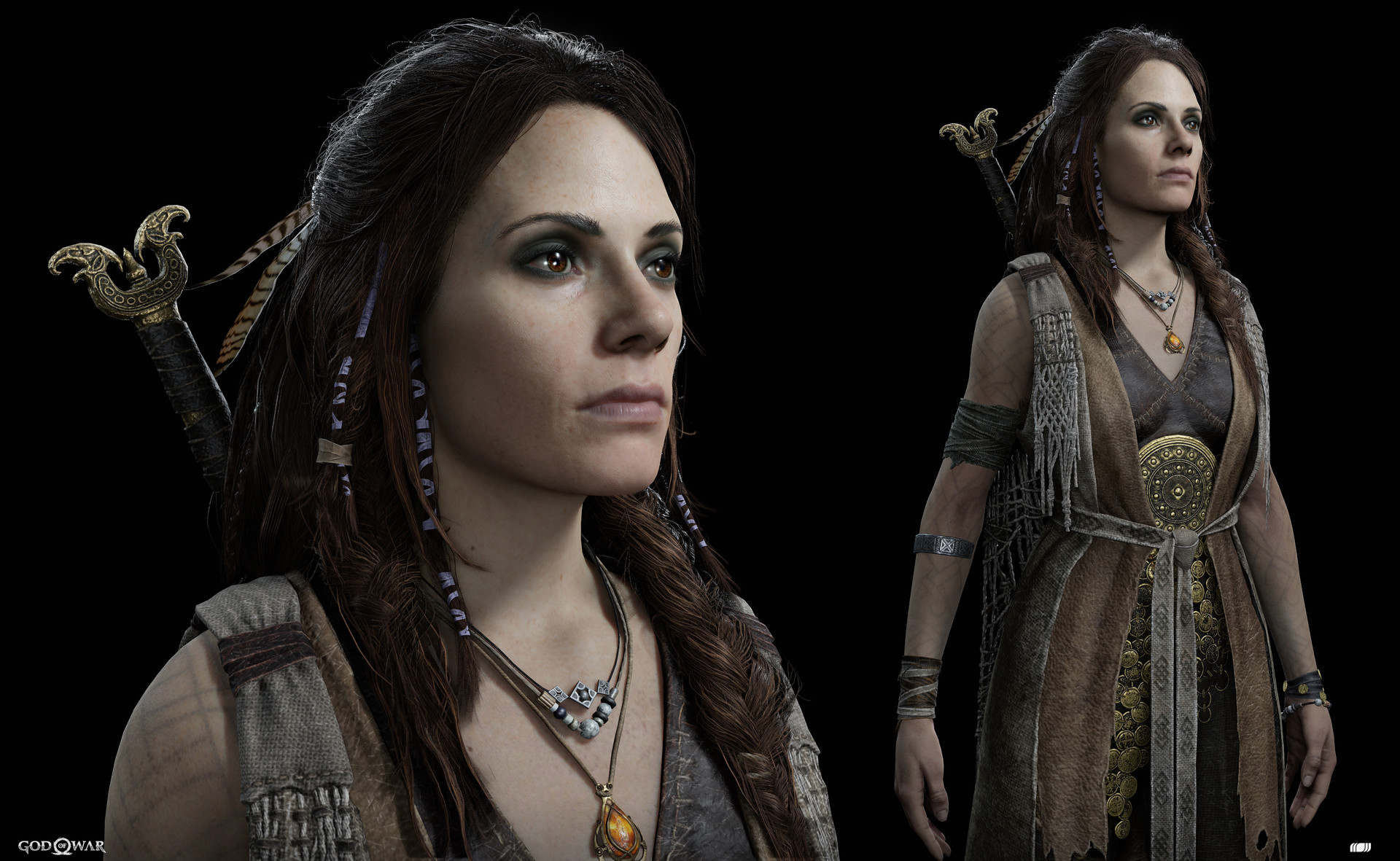 Freya model created for the new God of War follow me at