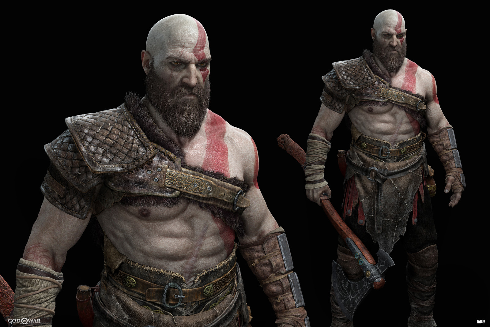 Artstation Kratos Raf Grassetti