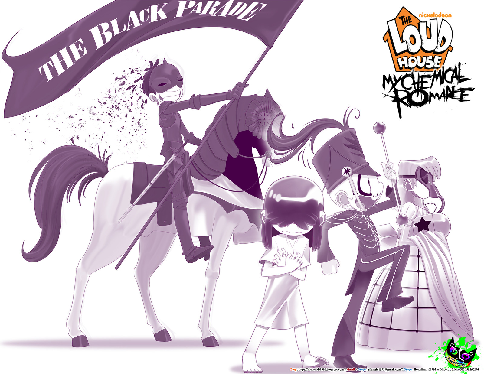 Artstation The Loud House My Chemical Romance Sid Silent