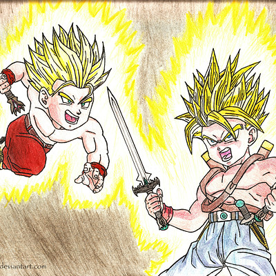 David g dbz fanart by mangx