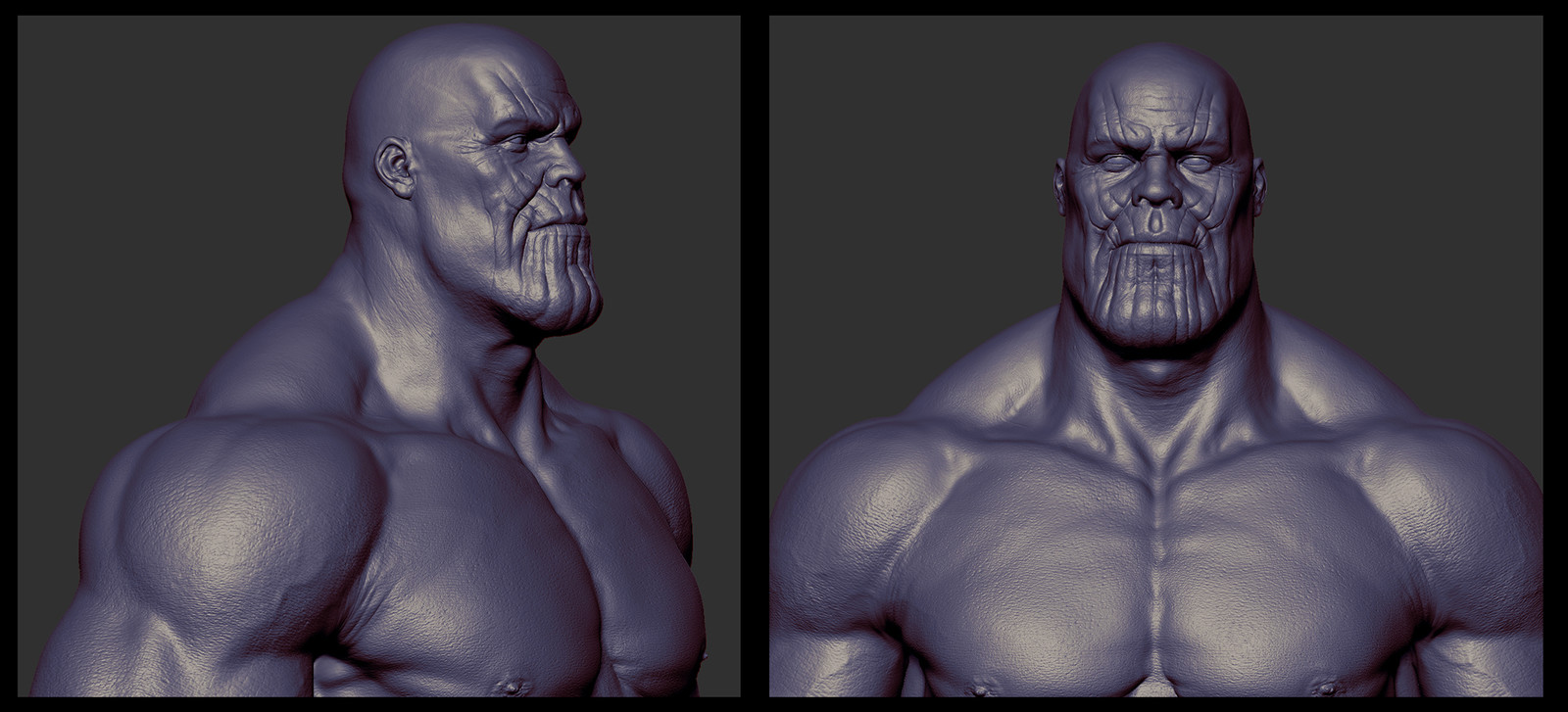 Thanos Head Sculpt