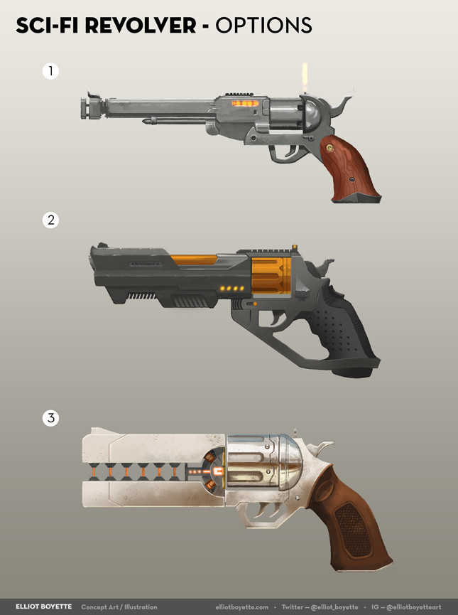 Sci-Fi Revolver Exploration