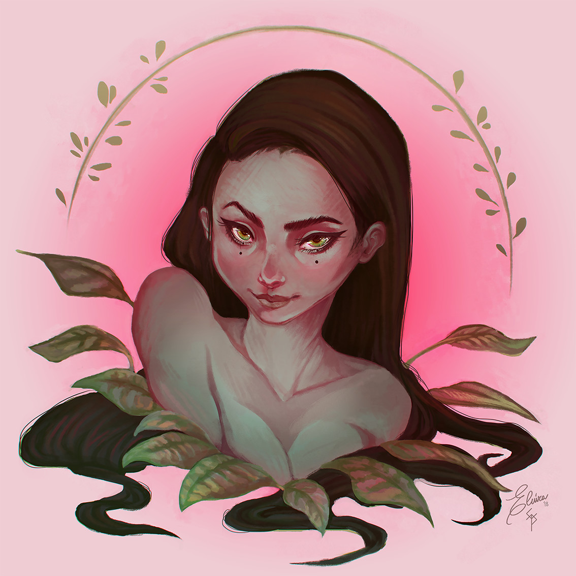 ArtStation - Avatar girls + Flowers