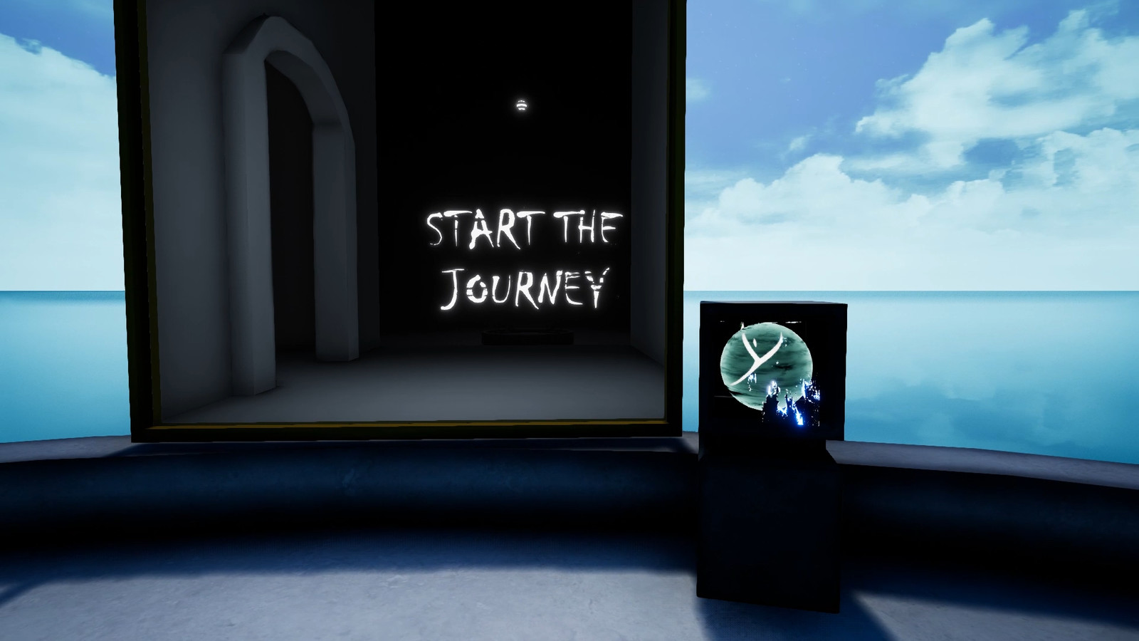 The game is about resolving puzzles using physical objects