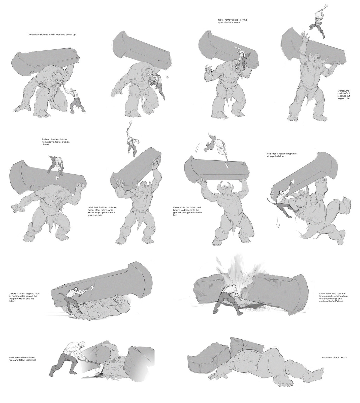 Cinematic Kill sketches