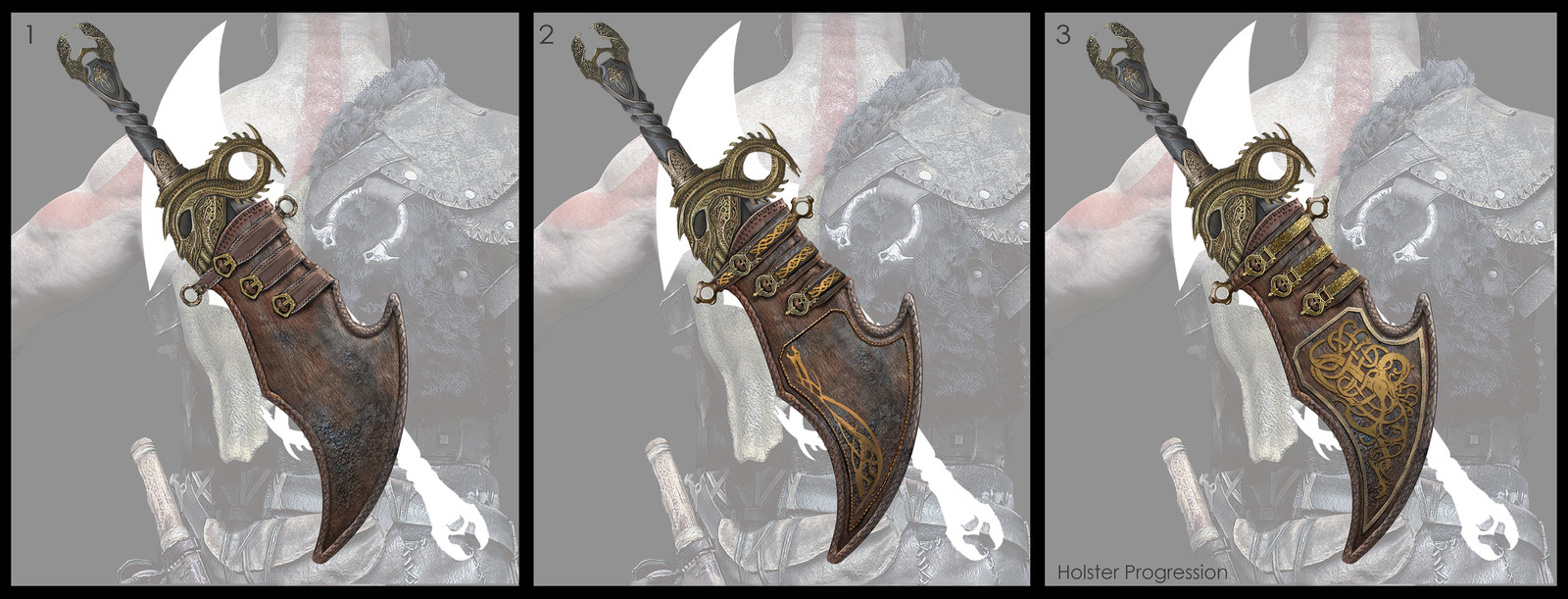 Blades of chaos holster