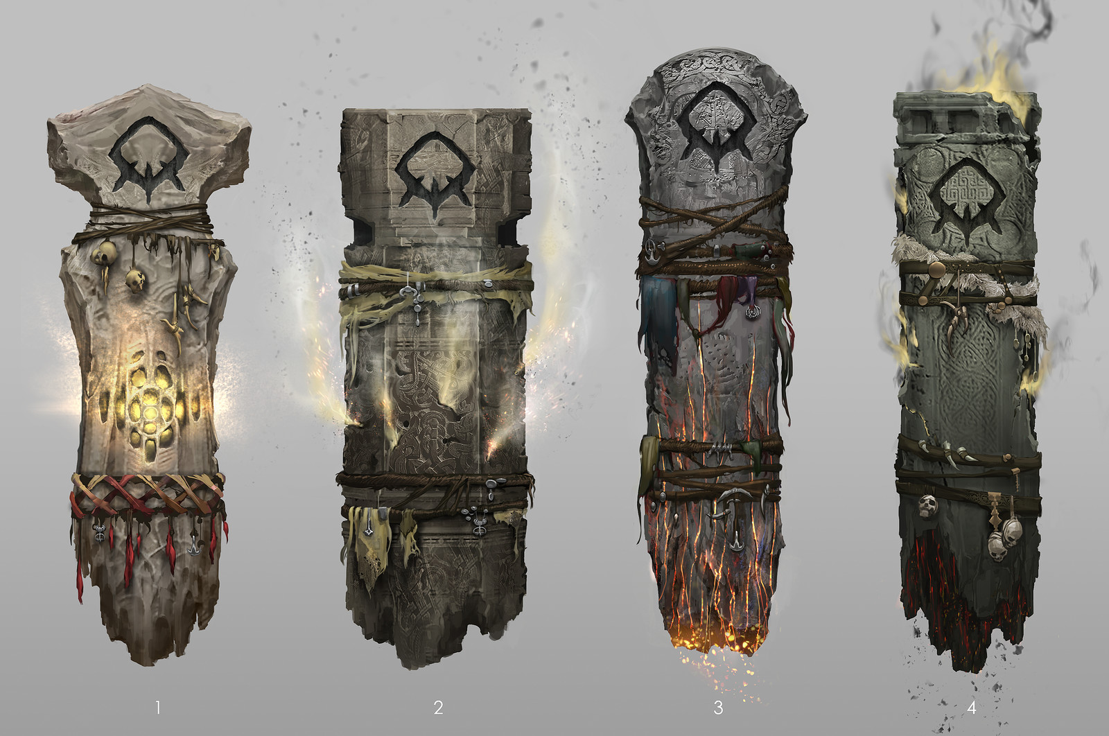 Troll weapon sketches