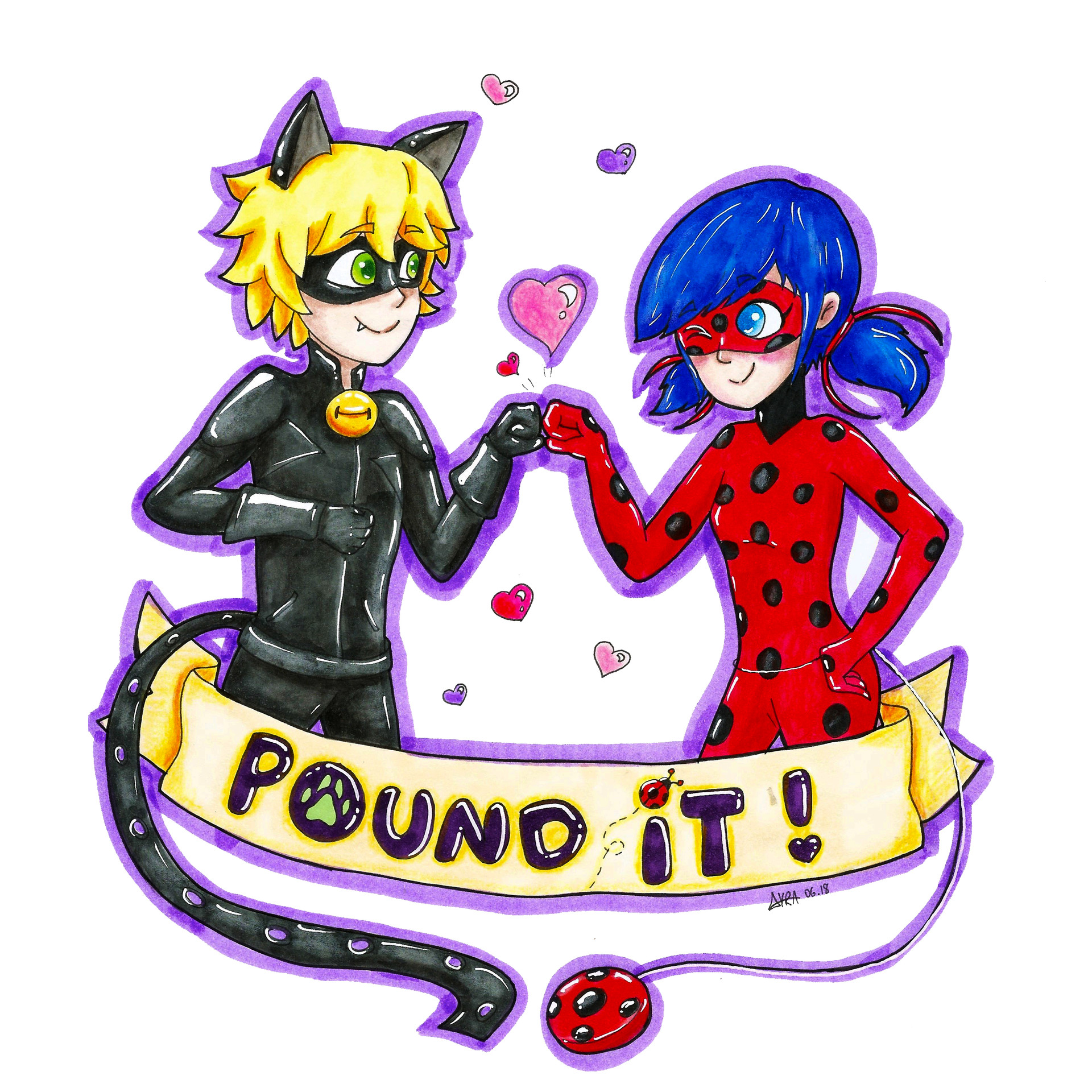 Fabiane Sanda Pound It Miraculous Ladybug Fanart