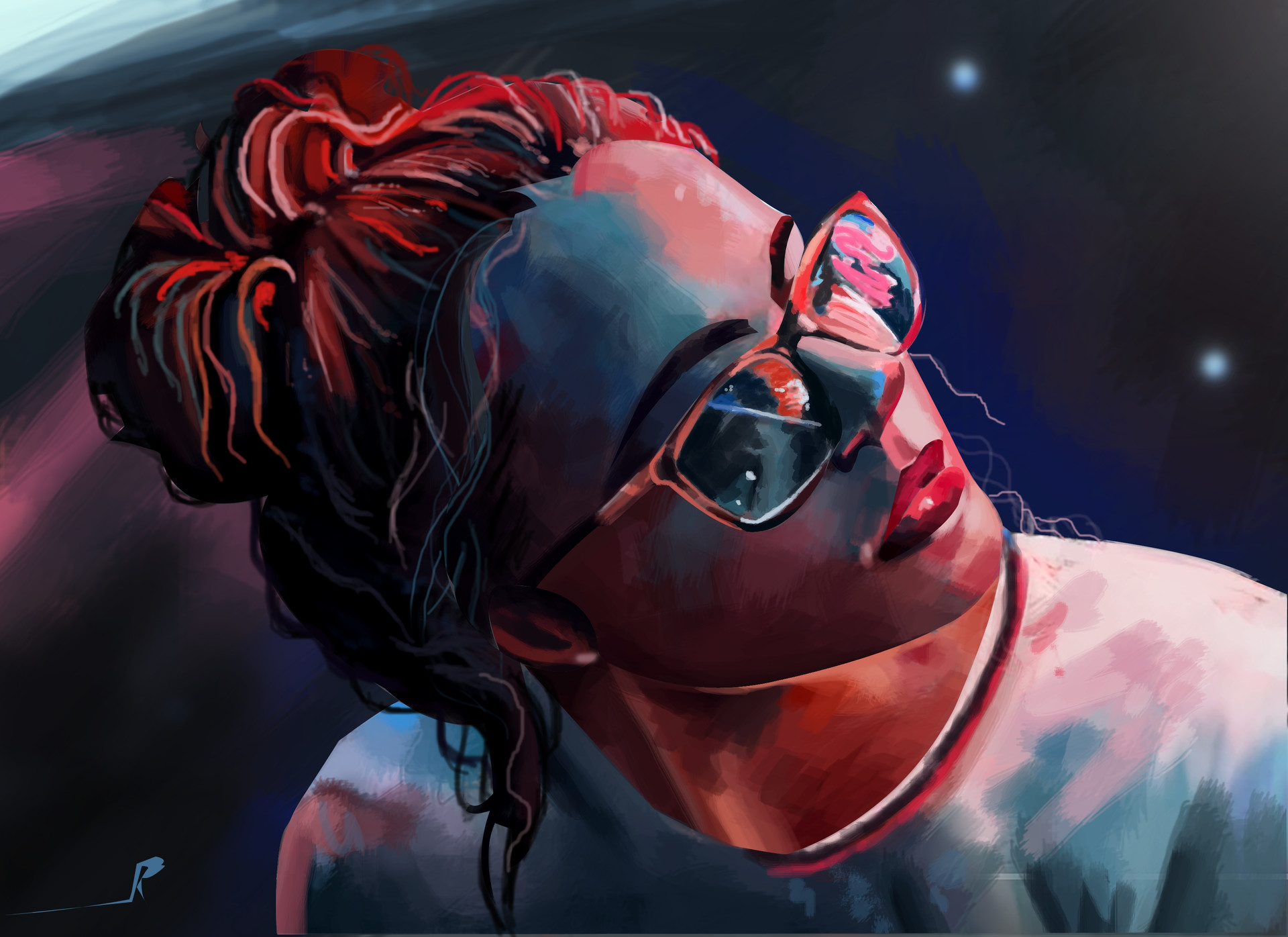 Artstation Lady Bar Tender Rajan Byroju